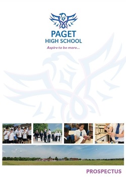 Paget Prospectus Download